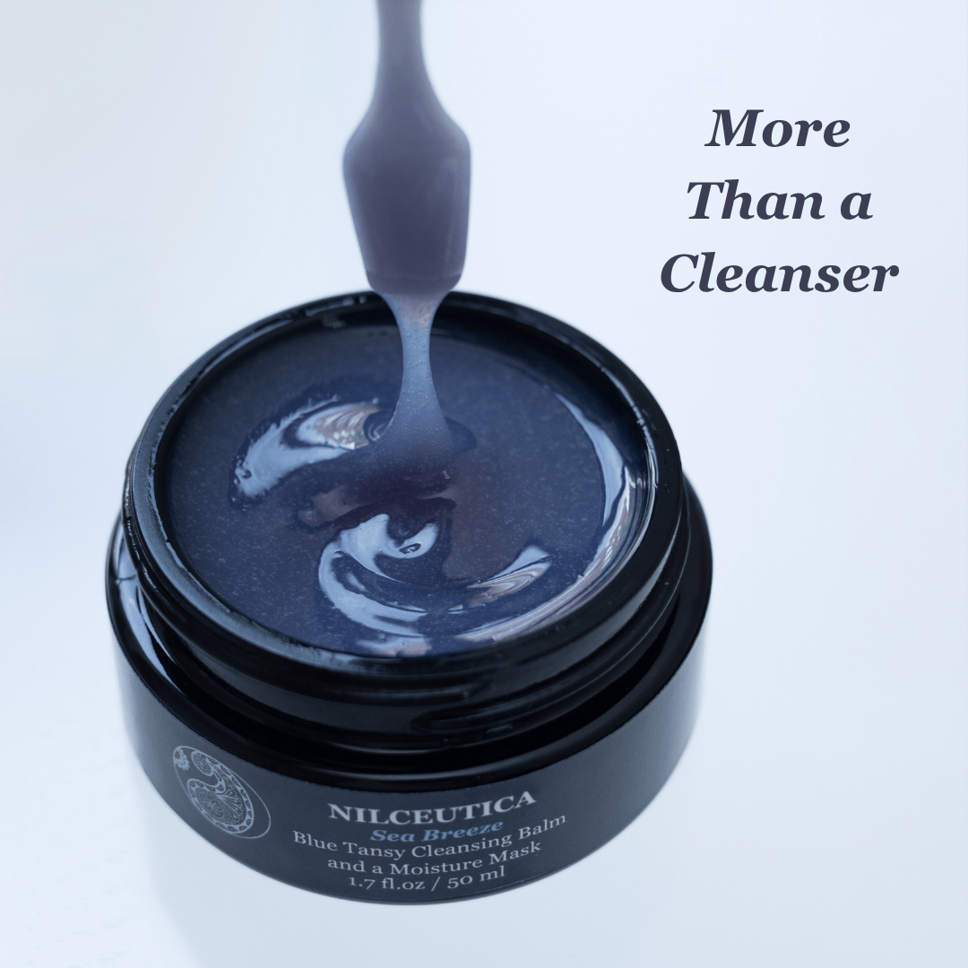 Sea Breeze Moisturizing Blue Tansy Cleansing Balm and a Moisture Mask